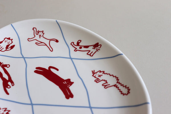 [hozumi] Cats checked in Plate