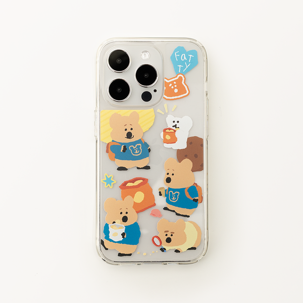 [Dinotaeng] Quokka in School Iphone Case (PRE-ORDER)