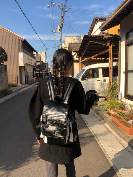 [ovuni] CLASSIC BOW BACKPACK BLACK