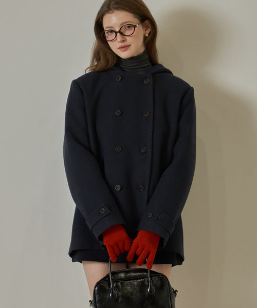 [Letter from Moon][Holiday Edition] Benny Holgarment Wool Knit Gloves ( Red )