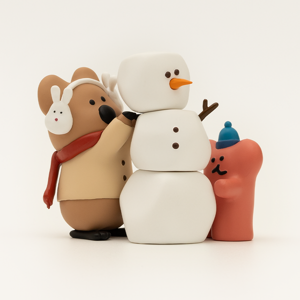 [Dinotaeng] Snowman Stack Mini Figure