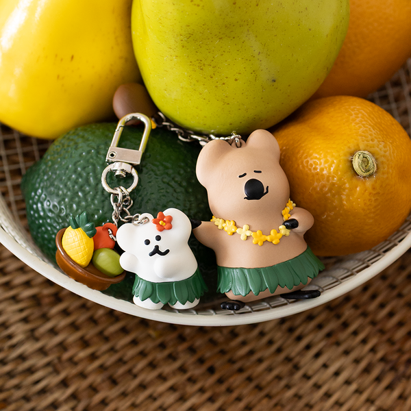 [Dinotaeng] Tanning QUOK & BOBO Keychain