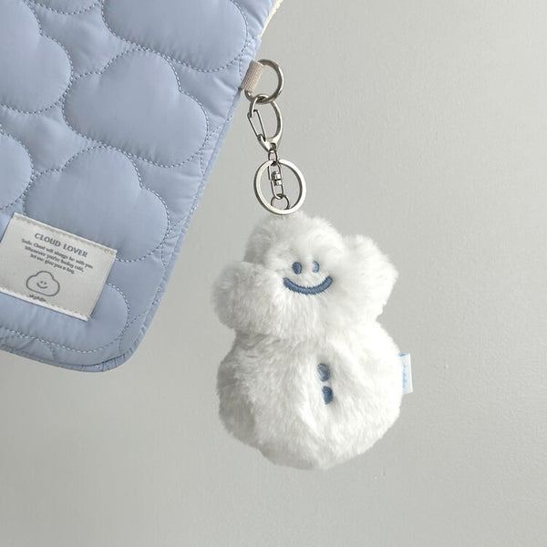 [skyfolio] Cloud Snowman Keyring