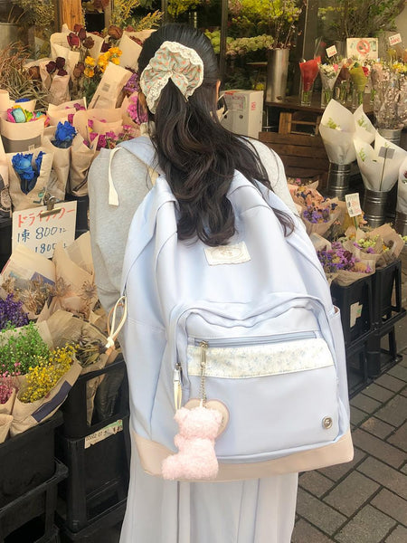 [ovuni] BON VOYAGE BACKPACK - COTTAGE BLUE