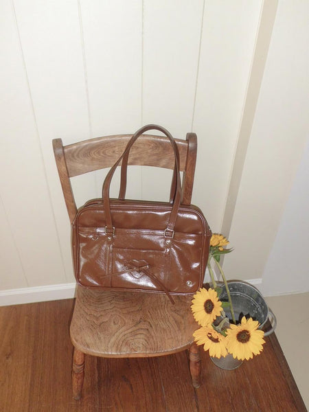 [ovuni] CLASSIC RIBBON SCHOOLBAG VINTAGE BROWN