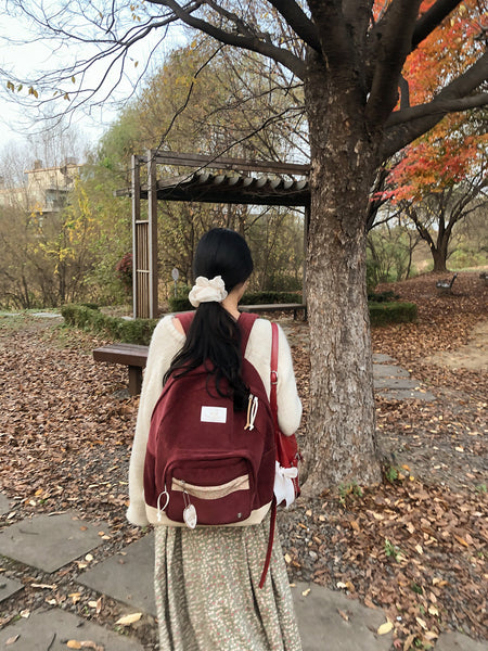 [ovuni] BON VOYAGE BACKPACK - BURGUNDY