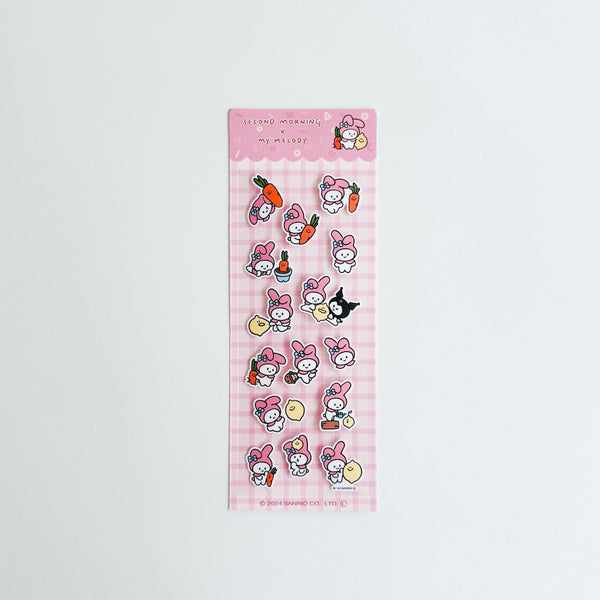 ♡ second morning × sanrio characters ♡ Removable PVC Stickers