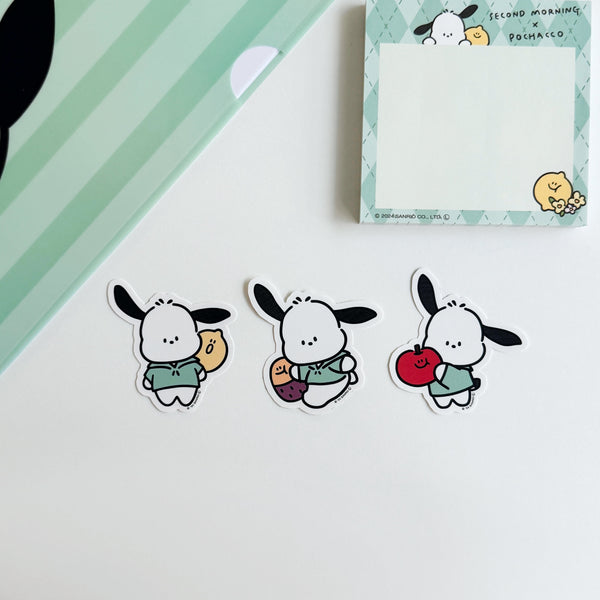 ♡ second morning × sanrio characters ♡ Die-cut Removable Sticker Set