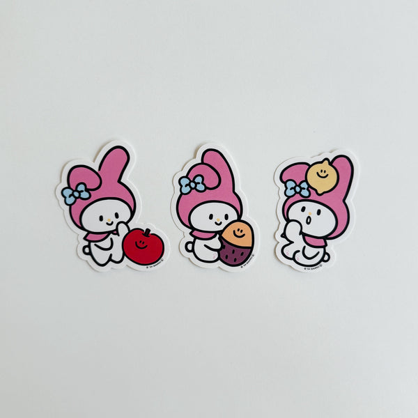 ♡ second morning × sanrio characters ♡ Die-cut Removable Sticker Set