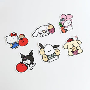 ♡ second morning × sanrio characters ♡ Die-cut Postcard