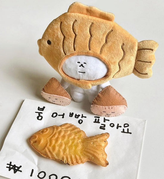 Keyring Deco Items - Fish Shaped Bread Hat