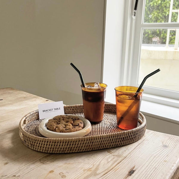 [Bracket Table] Brown Long Kinto Glass 430ml