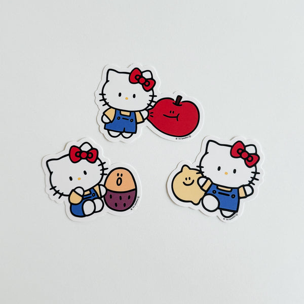 ♡ second morning × sanrio characters ♡ Die-cut Removable Sticker Set