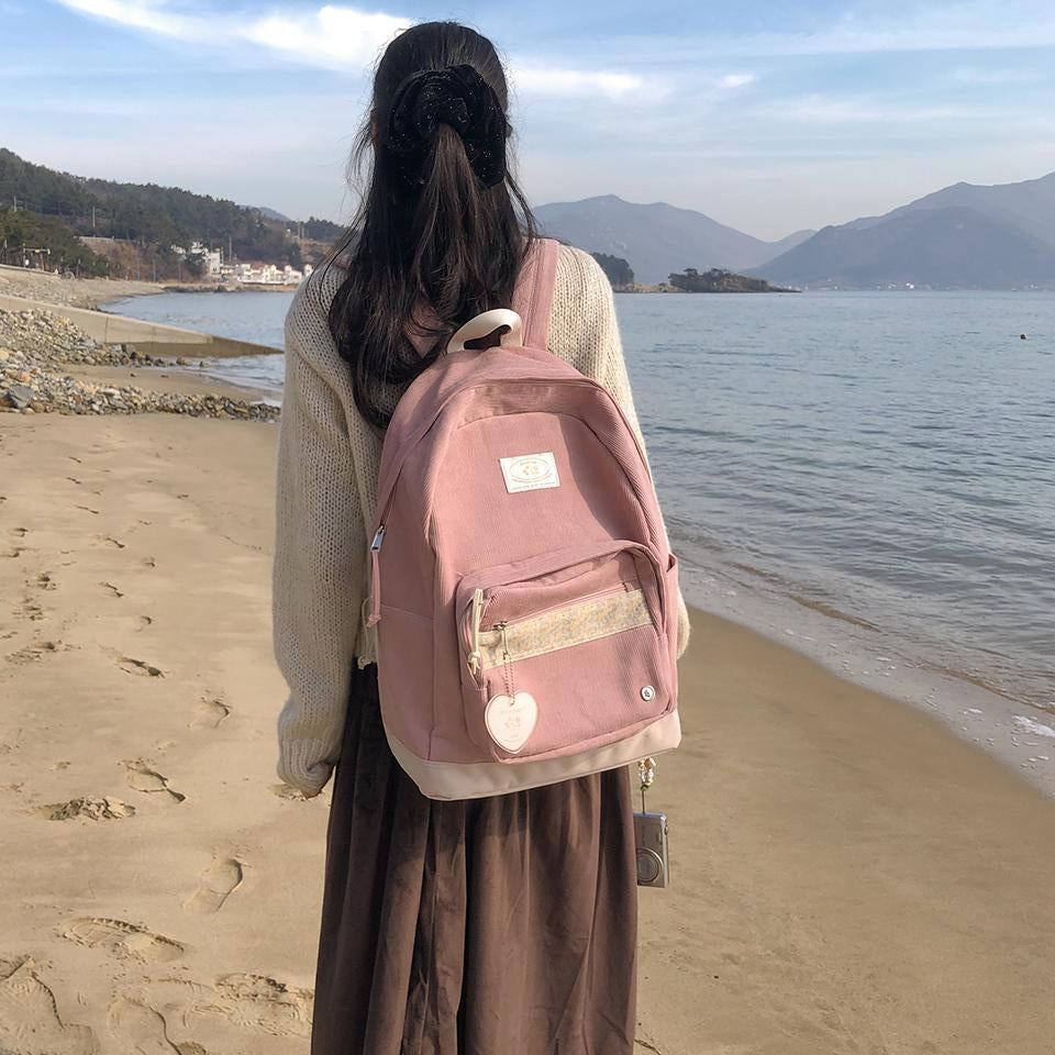 [ovuni] BON VOYAGE BACKPACK - MAUVE PINK