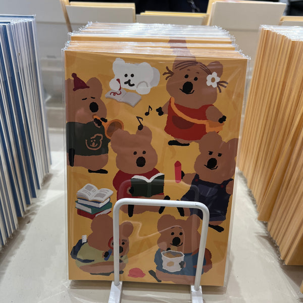 [Dinotaeng] Quokka in School Ruled Notebook (6Types) (PRE-ORDER)