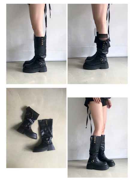 [Ditsor] Mona Fold Boots (換乘戀愛敏京同款♥︎)