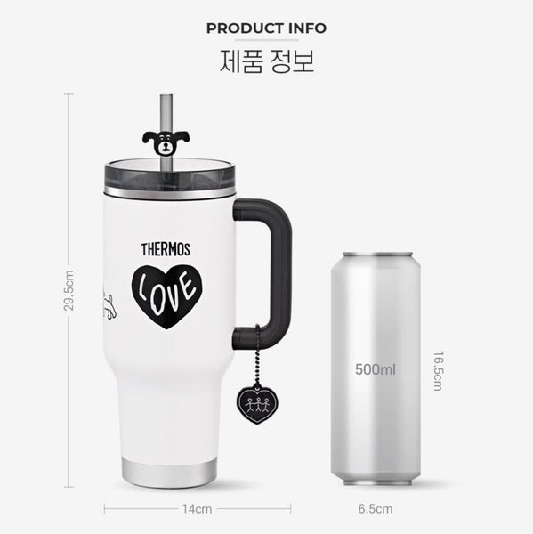 [INAPSQUARE x THERMOS] Max Portable Tumbler 940ml | 大容量手提保溫杯