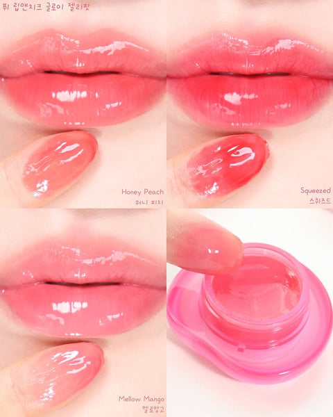 [fwee] Lip & Cheek Glowy Jelly Pot