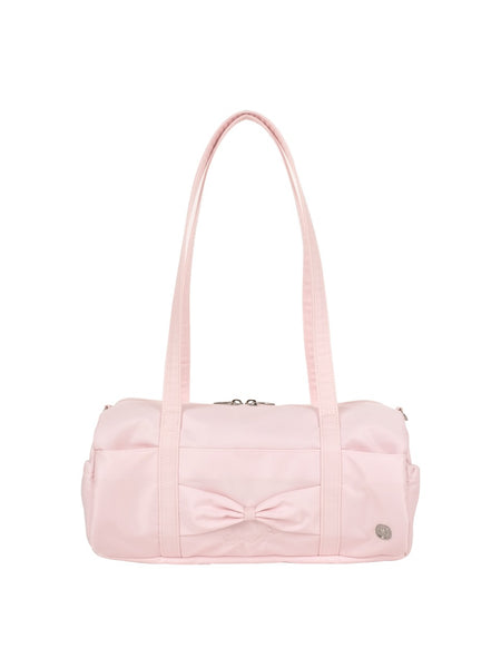 [ovuni] FLUFFY RIBBON BAG (Pale Pink)