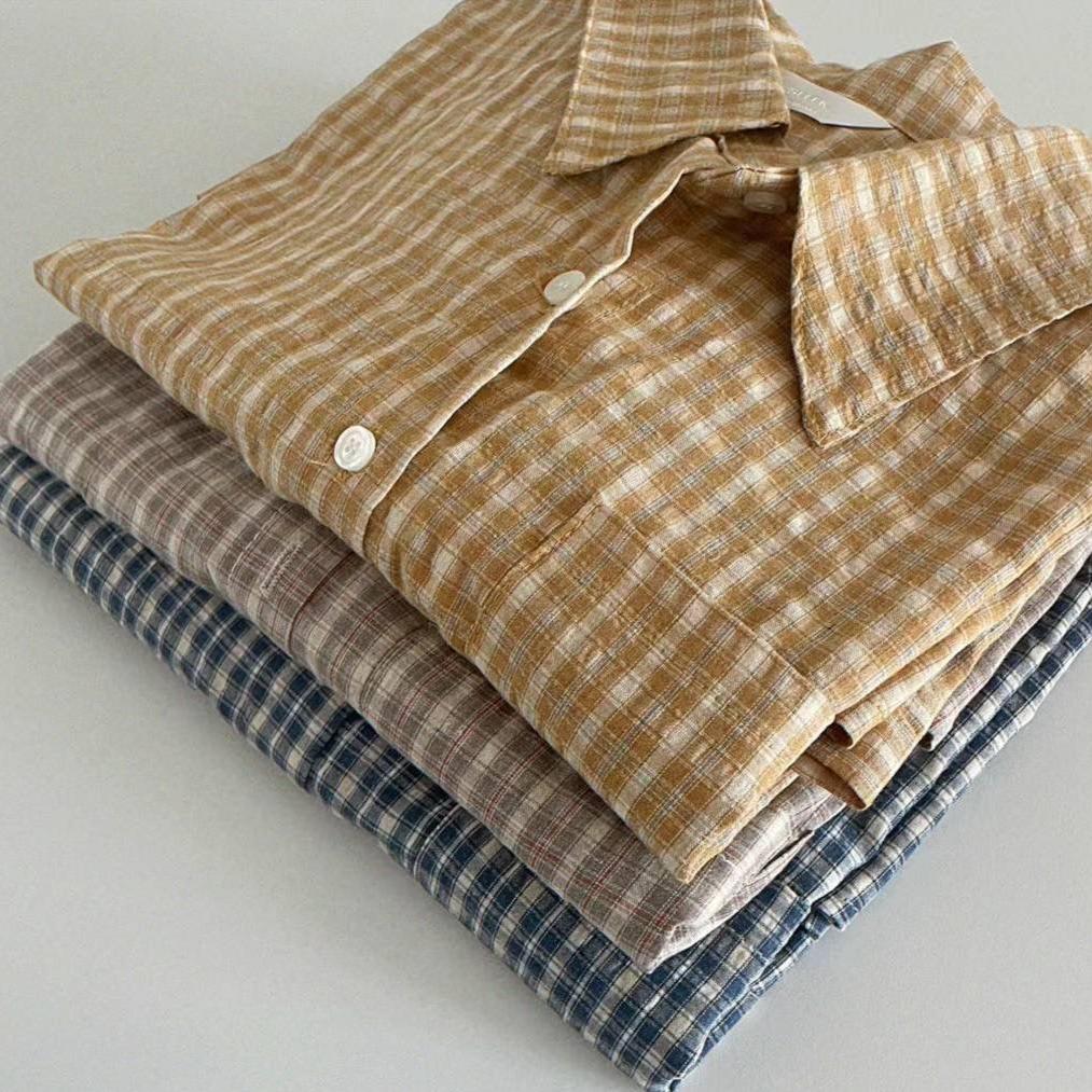 少量現貨!! ♡ o'pparel ♡ Autumn Checkered Shirt (3 colours)