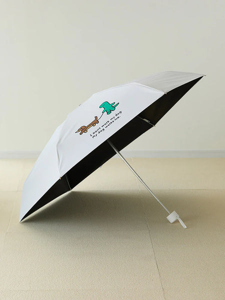 [JOGUMAN STORE] Brachio & Woody Runaway Foldable Umbrella