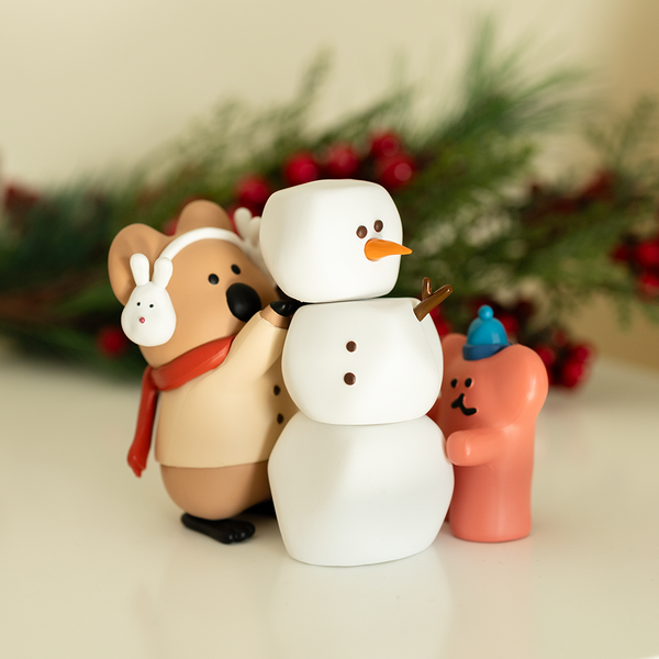 [Dinotaeng] Snowman Stack Mini Figure