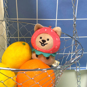 [YOUNG FOREST] Strawberry Quokka Keyring