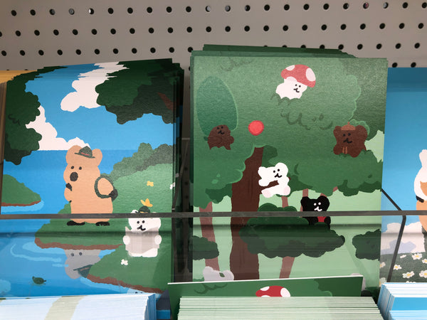 [Dinotaeng] Quokka & BOBO in the WOODS Pop Up - STATIONARY