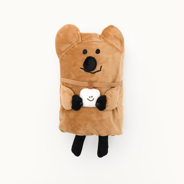 [Dinotaeng] Quokka in School Blanket Cushion