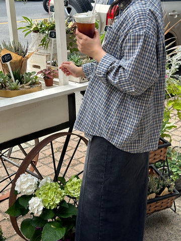 (現貨) - ♡ o'pparel ♡ Autumn Checkered Shirt (3 colours)