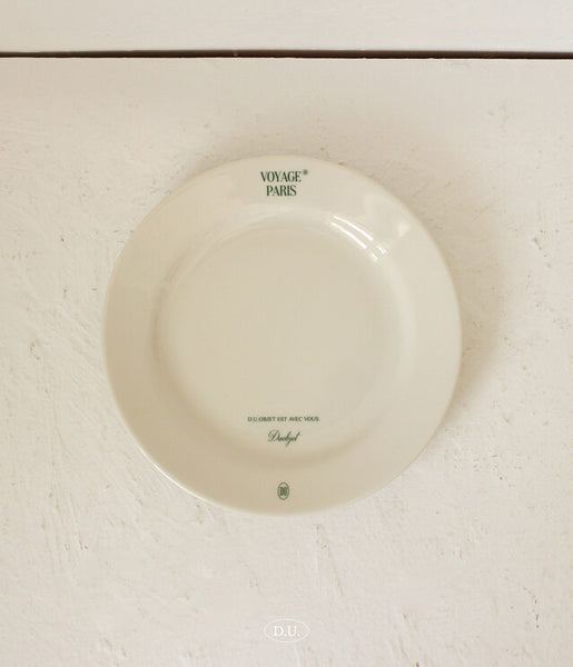 [D.U.OBJET] Voyage Paris Round Plate (ø23cm)