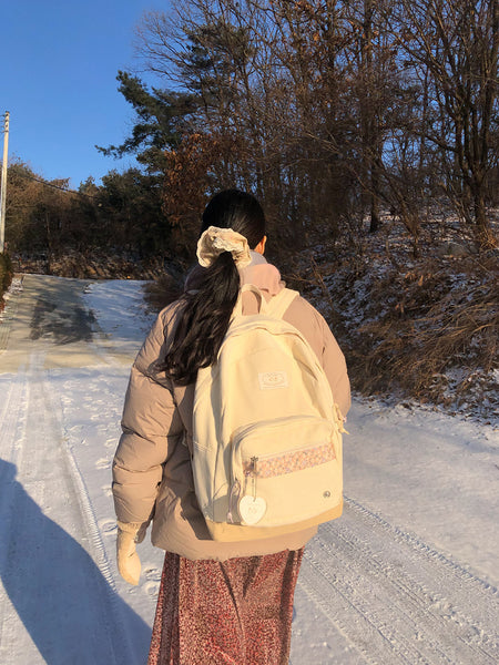 [ovuni] BON VOYAGE BACKPACK - CORDUROY IVORY