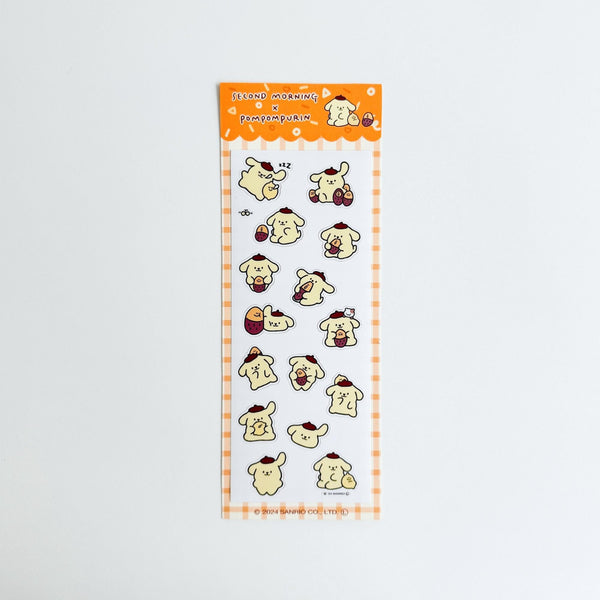 ♡ second morning × sanrio characters ♡ Removable PVC Stickers