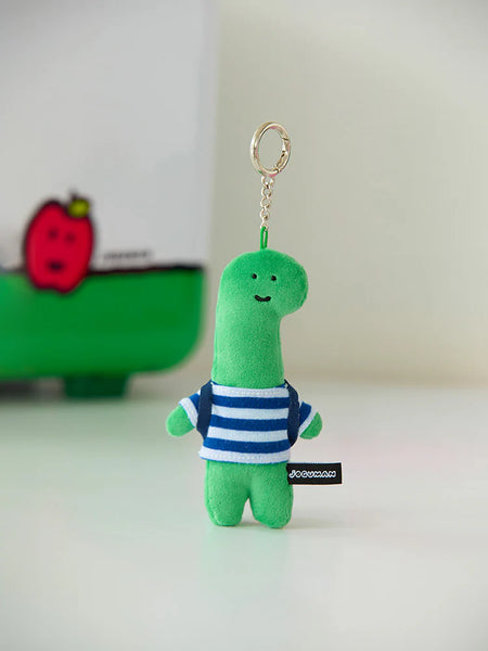 [JOGUMAN STORE] Standing Flush Keyring (Pink / Green)