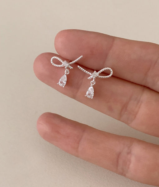 [SOYE PI-NE] Rope Cubic Knot Earrings
