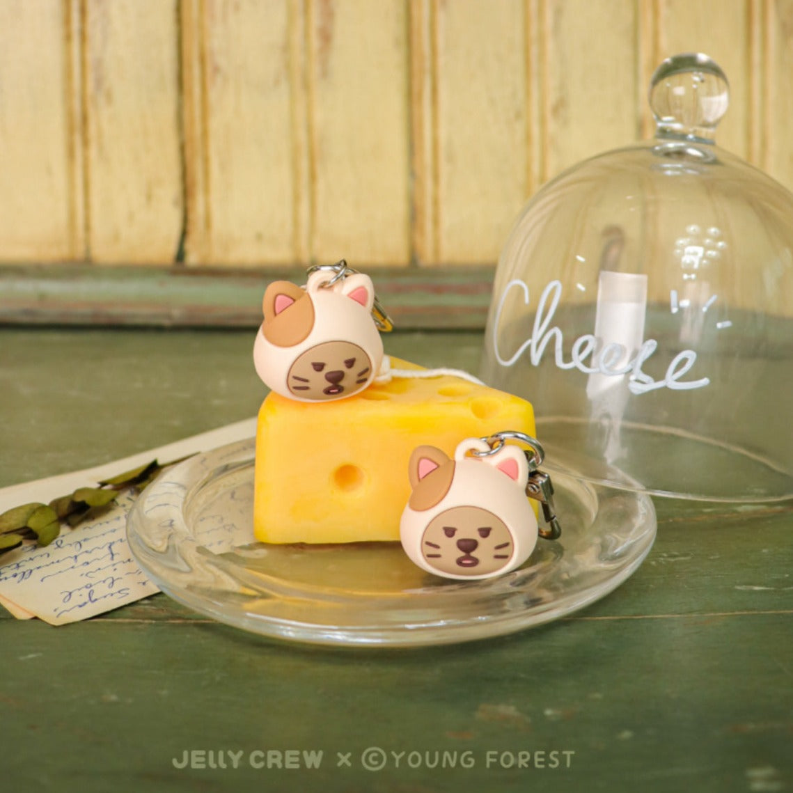 [YOUNG FOREST] Cat Quokka Face Keyring