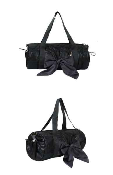 [COZING] Shiny Duffle Bag (Black)