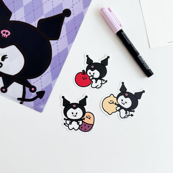 ♡ second morning × sanrio characters ♡ Die-cut Removable Sticker Set