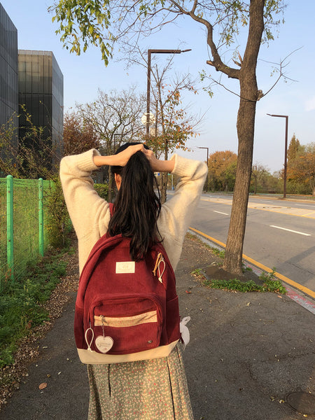 [ovuni] BON VOYAGE BACKPACK - BURGUNDY