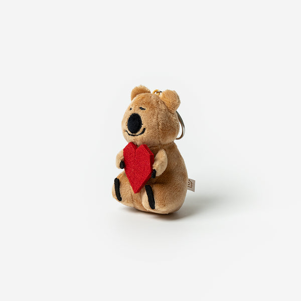 [Dinotaeng] Ukulele & Heart Quokka Keyring