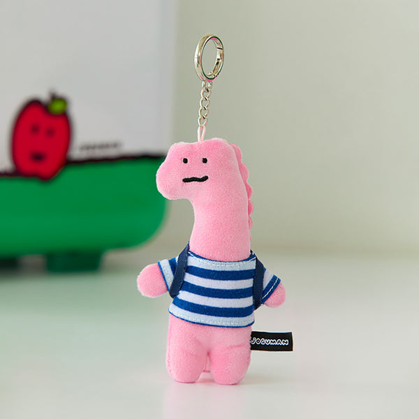 [JOGUMAN STORE] Standing Flush Keyring (Pink / Green)