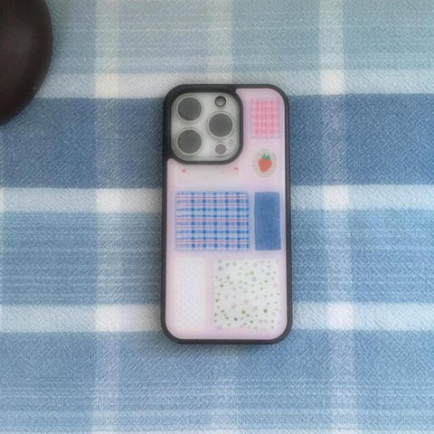 [1081] 네번의 산책 ᐝ 들꽃 Epoxy Phone Case