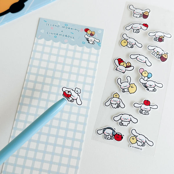 ♡ second morning × sanrio characters ♡ Removable PVC Stickers