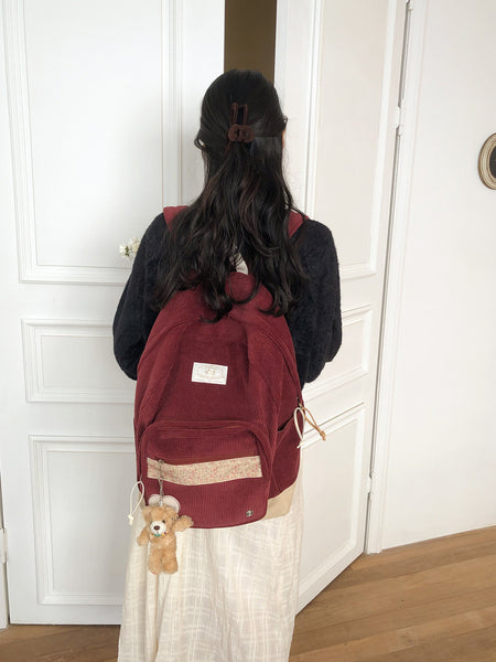 [ovuni] BON VOYAGE BACKPACK - BURGUNDY