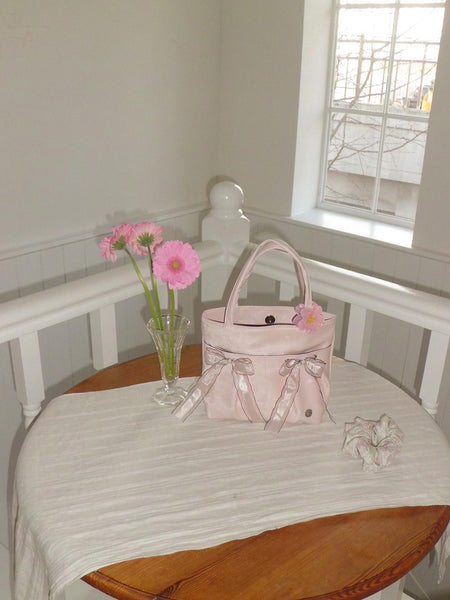 [ovuni] MINI EASY RIBBON BAG PALE PINK