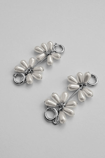 [MONDAY EDITION] Teardrop Pearl Flower Shoelace Charms (Set)
