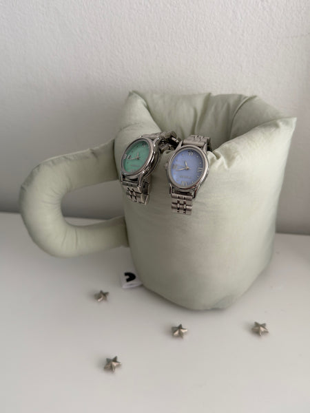 Oval Metal Watch 2Colour