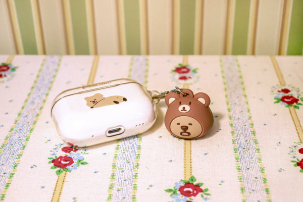 [YOUNG FOREST] Bear Quokka Face Keyring