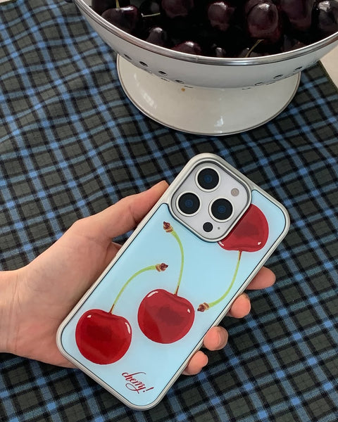 [aeeg] Cherry Silver Epoxy Case