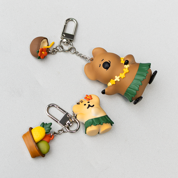 [Dinotaeng] Tanning QUOK & BOBO Keychain
